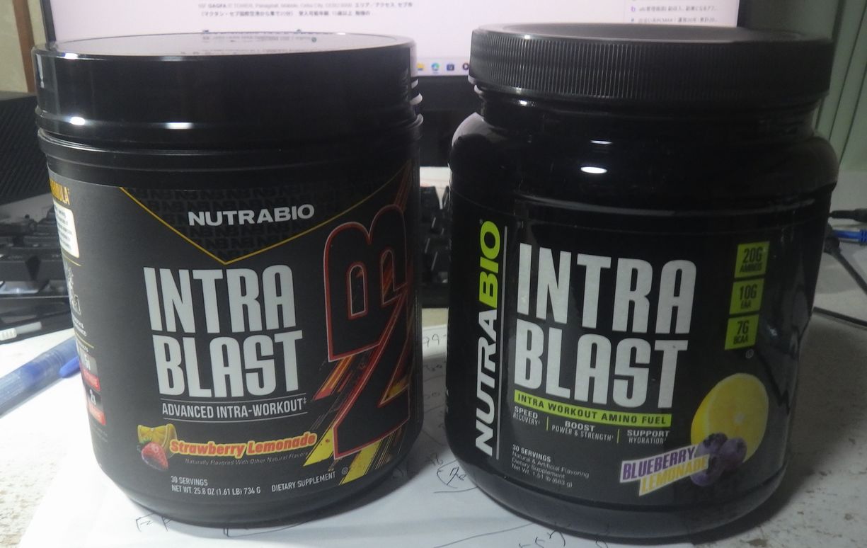 イントラブラスト　ブルーベリーレモネード　ストロベリーレモネード